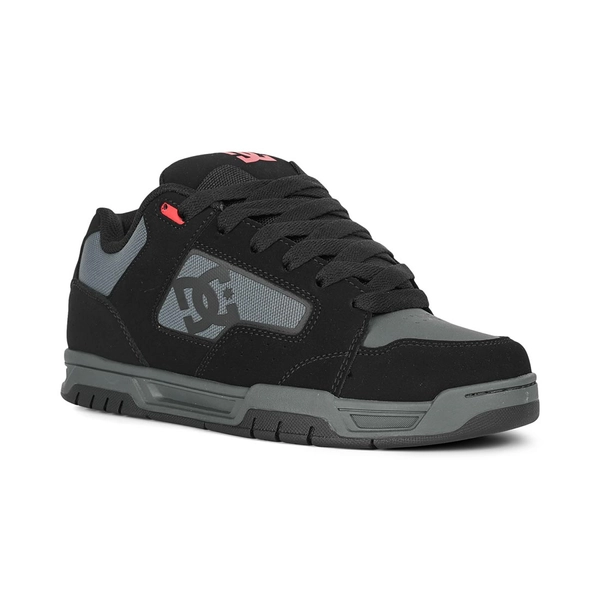 DC Coiler Skate Shoes - Black/Grey/Red