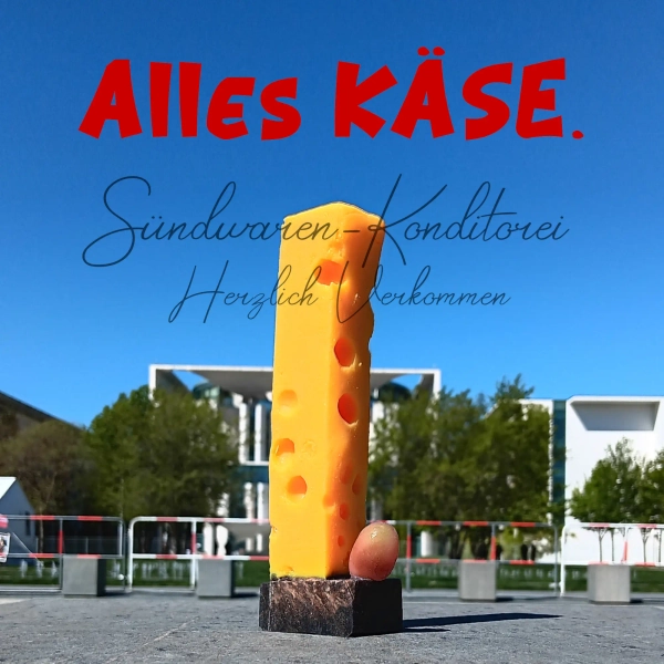 CHEESE-BLOCK - handmade and handpainted Custom Silicone Dildo by Suendwaren-Konditorei - Spicerack Market