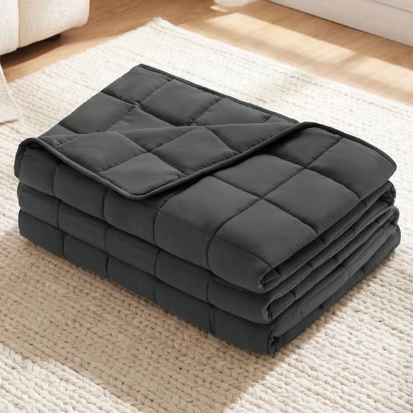 Weighted Blanket for Adults, Heavy Throw Blanket with Premium Glass Beads, Soft & Breathable for Sleeping Prefect for Most People's Body, 60" x 80", 20lbs, Grey