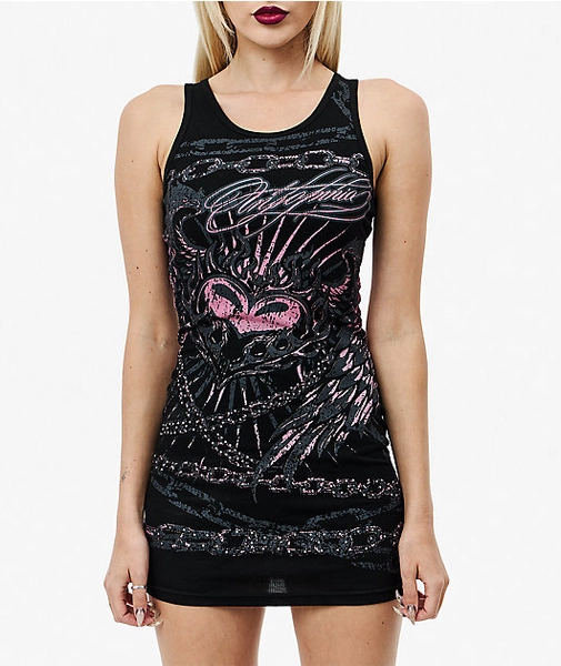 Insomnia Visuals Chains Black Tank Dress