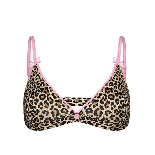 "The Aurora underwear set in leopard"
