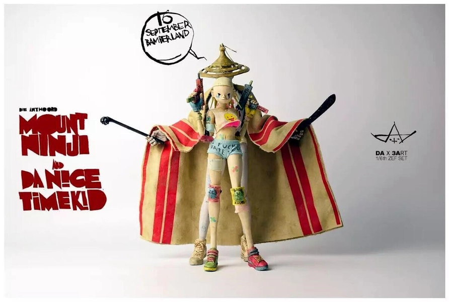 ThreeA 3A Die Antwoord MOUNT NINJI & DA NICE TIME KID 1/6 Action Figure New