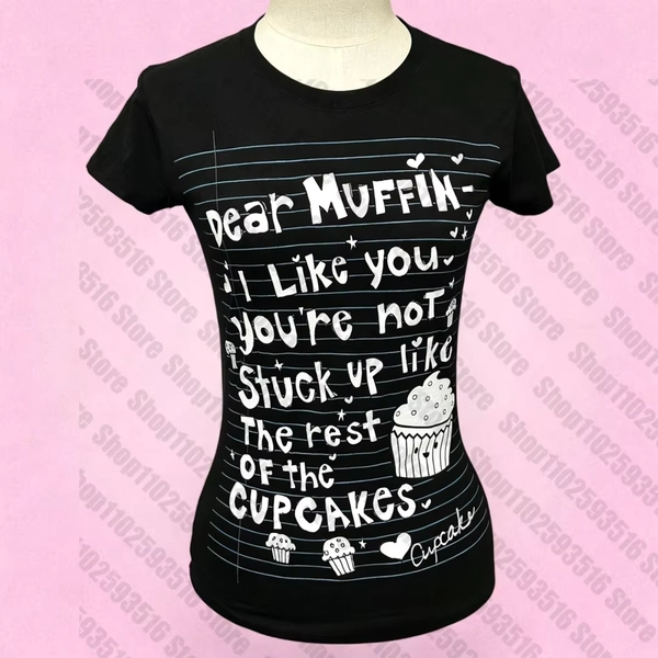 Kpop Gothic Star Girl Y2k Clothes Women Shoujo Girl Style Baby Tees Y2k Top Aesthetic Clothing Goth Woman T-shirts Emo Harajuku - AliExpress 
