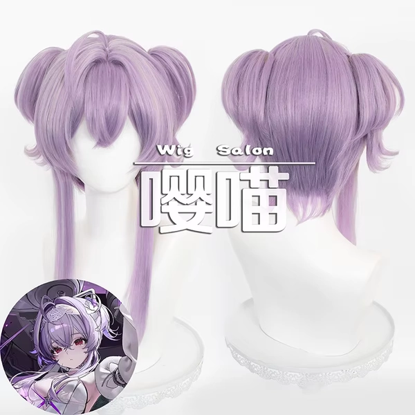 Anime Roleplay Coolwig Capelli sintetici Liberalio Parrucche Cosplay Gioco The Godory Liberalio Parrucca corta viola chiaro - AliExpress 200165144
