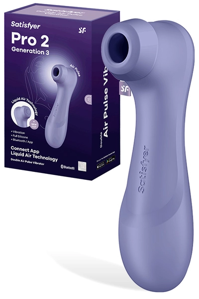 Pro 2 Gen 3 App Compatible 6.25 Vibrating Liquid Air Pulse Clitoral Stimulator