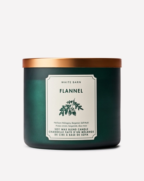 Flannel 3-Wick Candle
