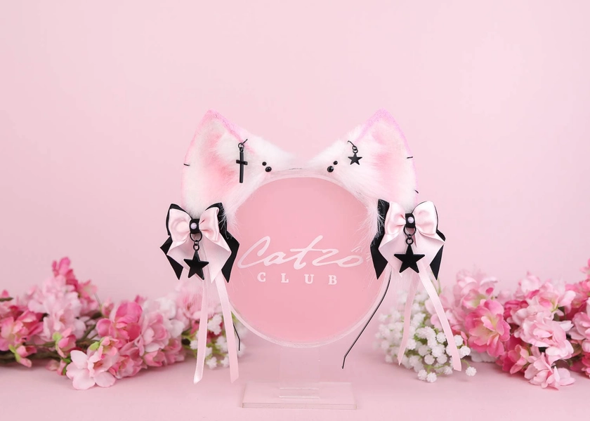 CHESHIRE CAT ears White | Catzo Club