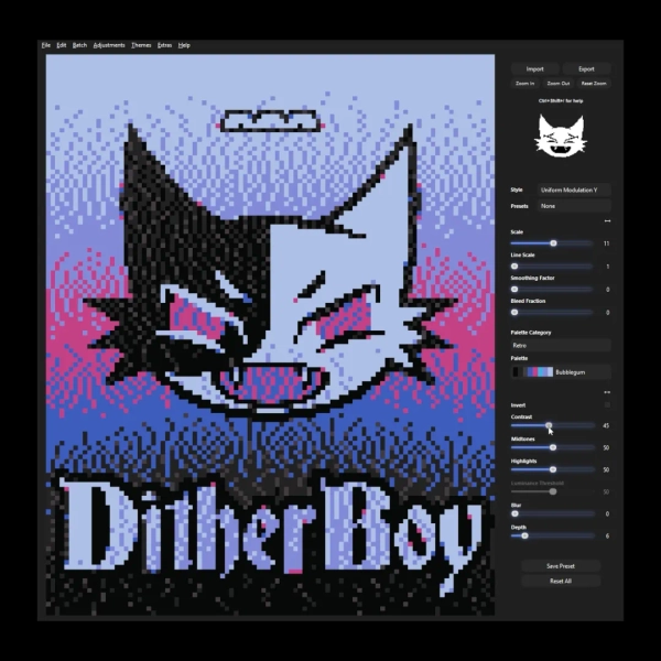 Dither Boy - Studio AAA Advanced Image Dithering App