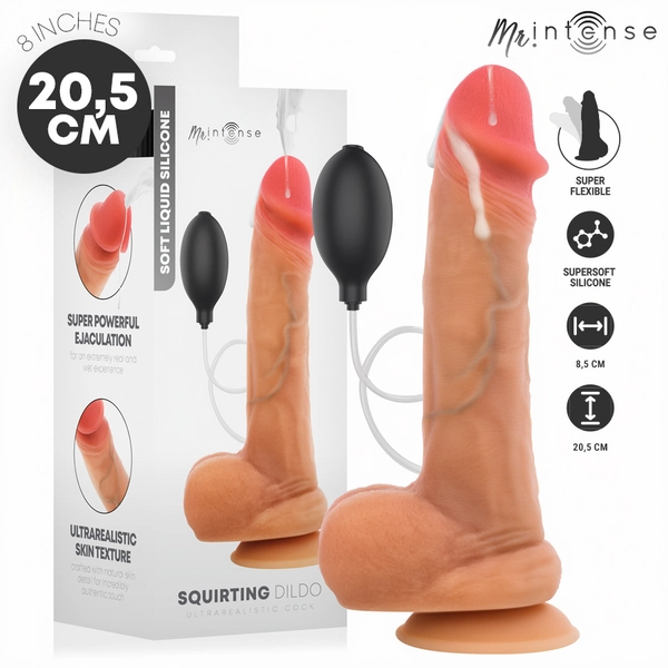 MR INTENSE - DANNY SILICONE EJACULATING DILDO 20.5 CM -Ø- 4 CM