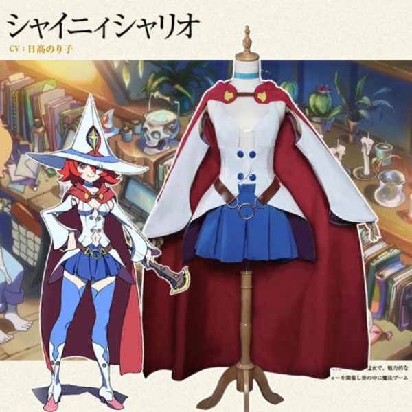 new! Little Witch Academia Ursula Callistis Shiny Chariot Dress cosplay costume#