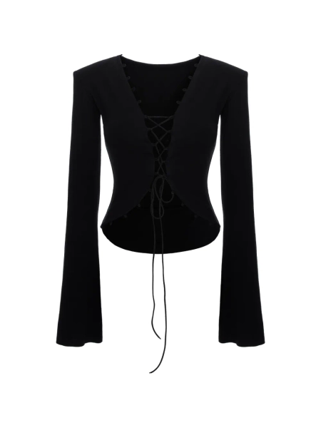 MANURÍ Stevie long-sleeve top | XXS