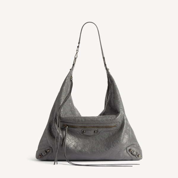 Women's Le City Hobo Bag Large in Volcanic Rock
