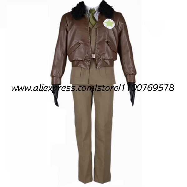 Anime America Axis Powers Hetalia Alfred F Jones Uniform Costume Cosplay Man Women Custom Size - AliExpress 200000532