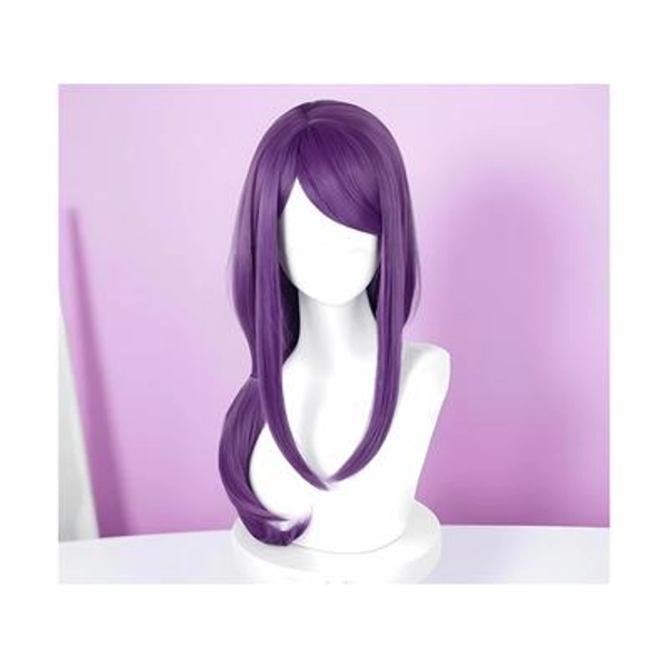 Kamishiro Rize Cosplay Wig, 70cm Long Purple Braided Cosplay Wig, Purple Long Wavy Wig, Cosplay Wig, Anime Cosplay Wig