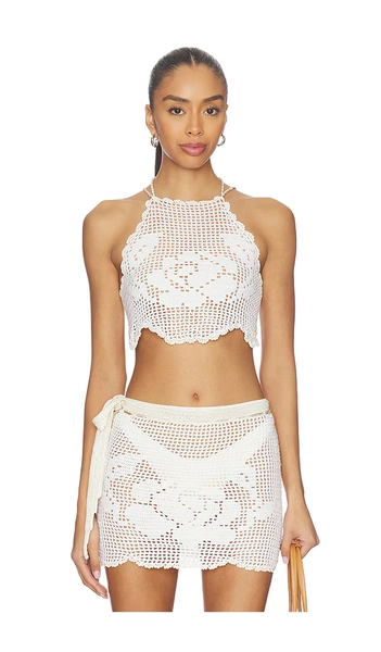 Isla Hand-crocheted Top