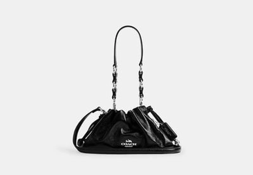 Coach Outlet Faye Shoulder Bag - Black, Size: Medium
