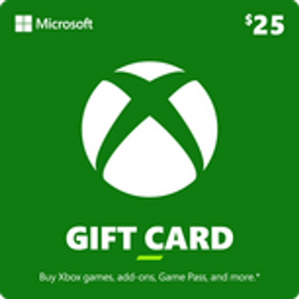 Microsoft Xbox Cash $25 eGift $25 Gift Card