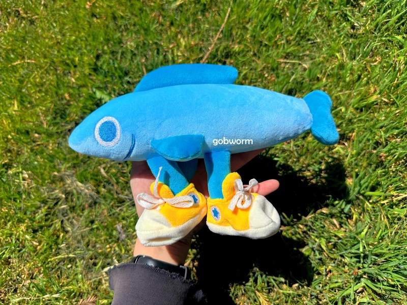 Fish Plush with Shoes | minky soft plushie toy