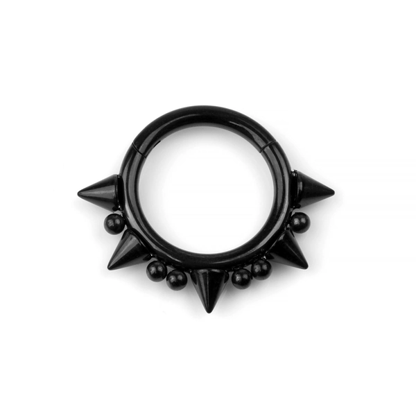 Titanium Beaded Five Spike Clicker