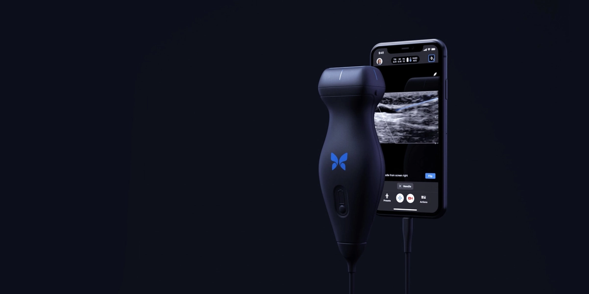 Handheld portable ultrasound machine 