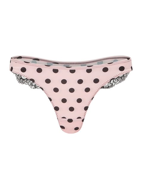 Rivere Brazilian Brief in Pink/Black | By Agent Provocateur