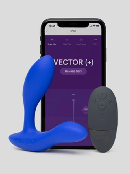 We-Vibe Vector+ App and Remote Controlled Rechargeable Prostate Massager