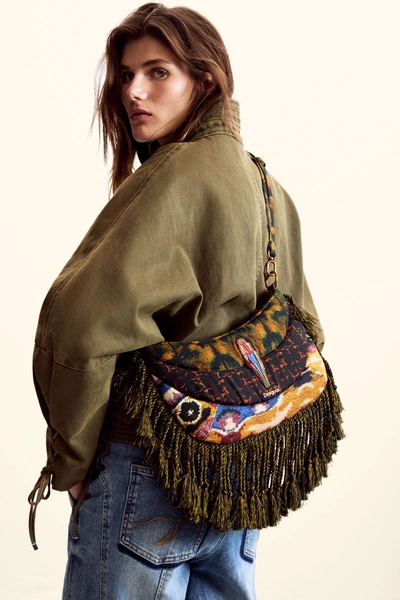 Bolso flecos diseñado por Mr. Christian Lacroix multicolor de accesorios de mujer I Desigual.com