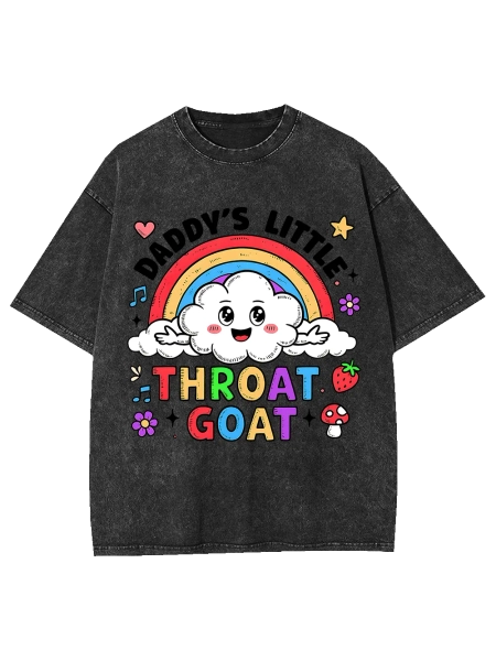 Throat Goat Washed Tshirt