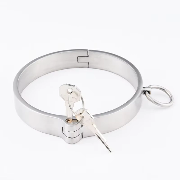 Collar con Cierre de Seguridad BDSM, Collar de Esclavo de Acero Inoxidable 304, Anillo de Estrangulamiento, Collar BDSM, Juguetes Sexuales de Bondage para Mujeres y Hombres - AliExpress