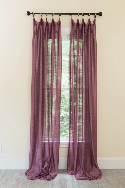 Rosdorf Park Etherton Solid Color Semi-Sheer Rod Pocket Single Curtain Panel & Reviews | Wayfair