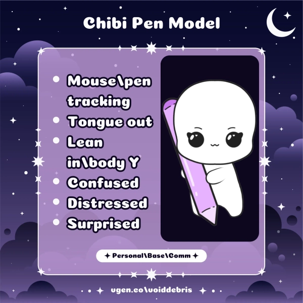 Chibi Pen Model by VoidDebris