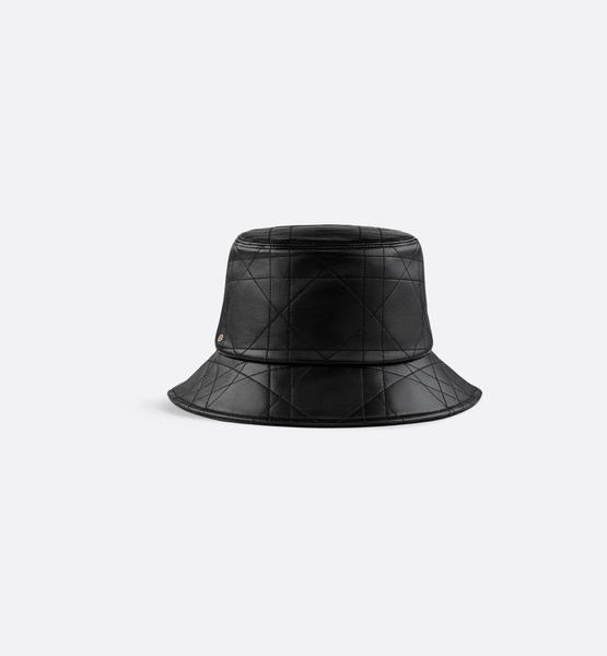 Flat Cannage Teddy-D Small Brim Bucket Hat