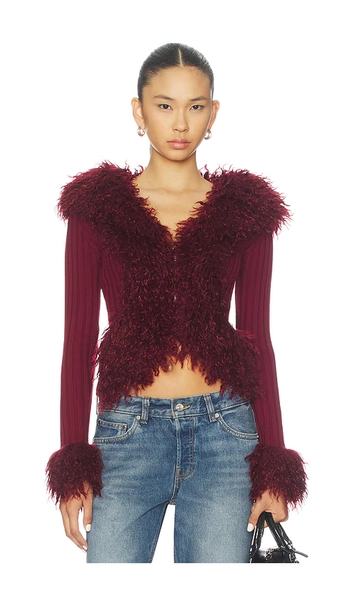 Fuzzy Cardigan 