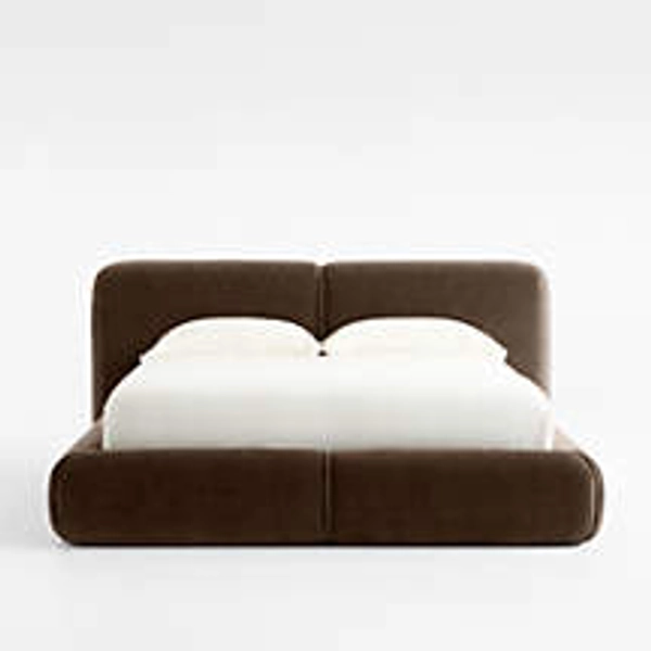 Curios Upholstered Queen Bed by Jeremiah Brent | Crate & Barrel Canada