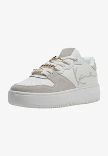 UP LOGO PRM - Matalavartiset tennarit - white grey