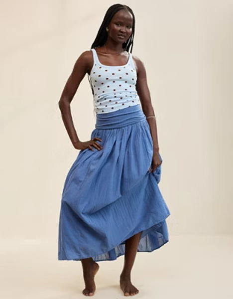Aerie At The Barre Convertible Maxi Skirt