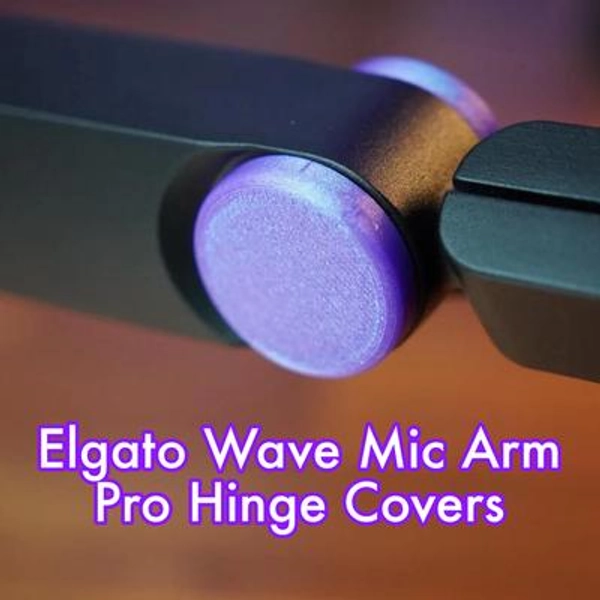 Elgato Wave Mic Arm Pro Hinge Covers - White