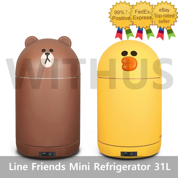 Line Friends Mini Refrigerator Cosmetic Storage Sterilization 31L 220V=