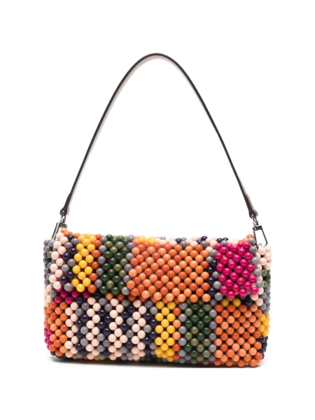 STAUD Timmy beaded shoulder bag