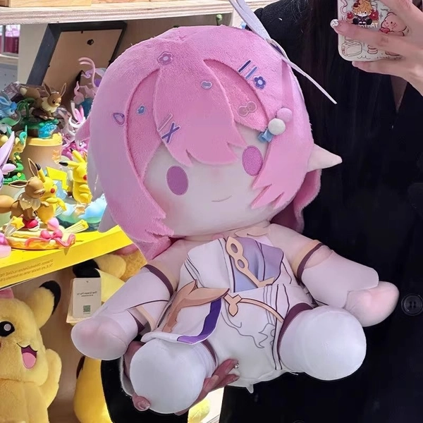 Honkai Impact 3 Elysia 40cm Plush Naked Doll Ornament Pillow Plushie Toy Gift