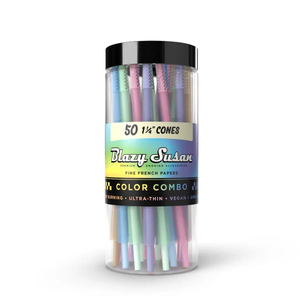 Color Combo Cones Jar - Blazy Susan | Denver, CO | Premium Smoking Accessories