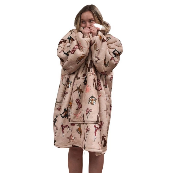 Pole Dancer Blanket Hoodie - Caramel Cowboy - Poleboxx