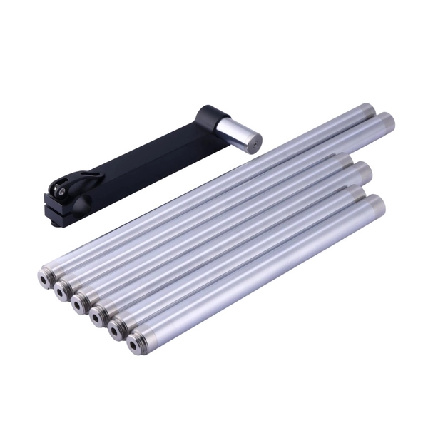 Hismith Sex Machine Height Extension Rod Set||25mm diameter modular leg rods with 24cm extender for adjustable machine height