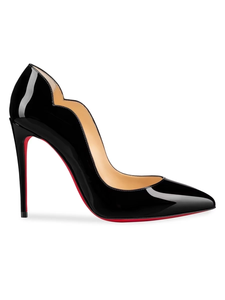 Christian Louboutin Hot Chick 100MM Leather Pumps | Saks Fifth Avenue