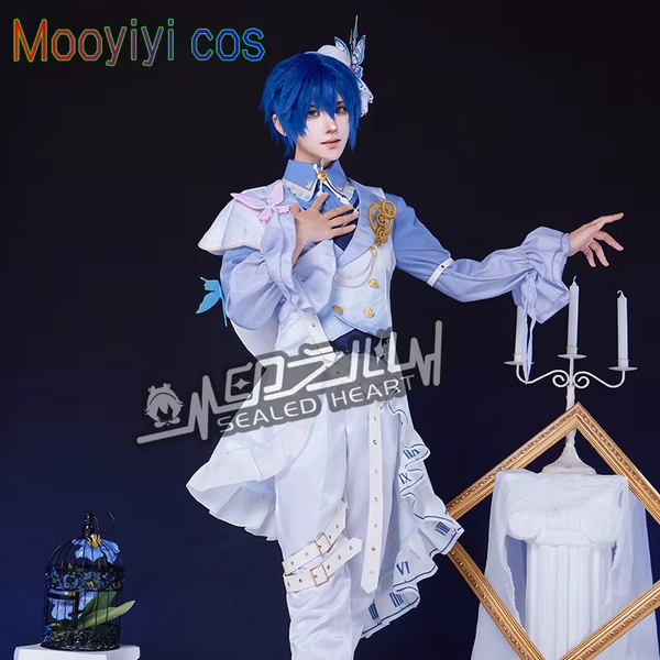 Kaito Cosplay Costume Set for Halloween, Anime Role Play