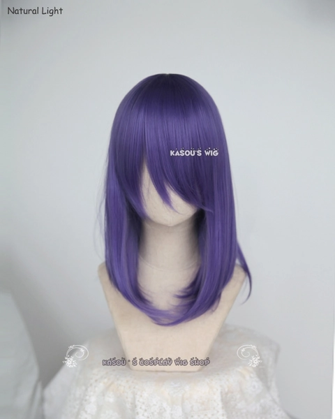 Fate stay night Sakura Matou M-1 /  KA057 cool purple long bob cosplay wig shouder length lolita wig suitable for daily use