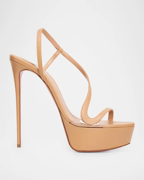 150mm Rosalie Platform Slingback Sandals