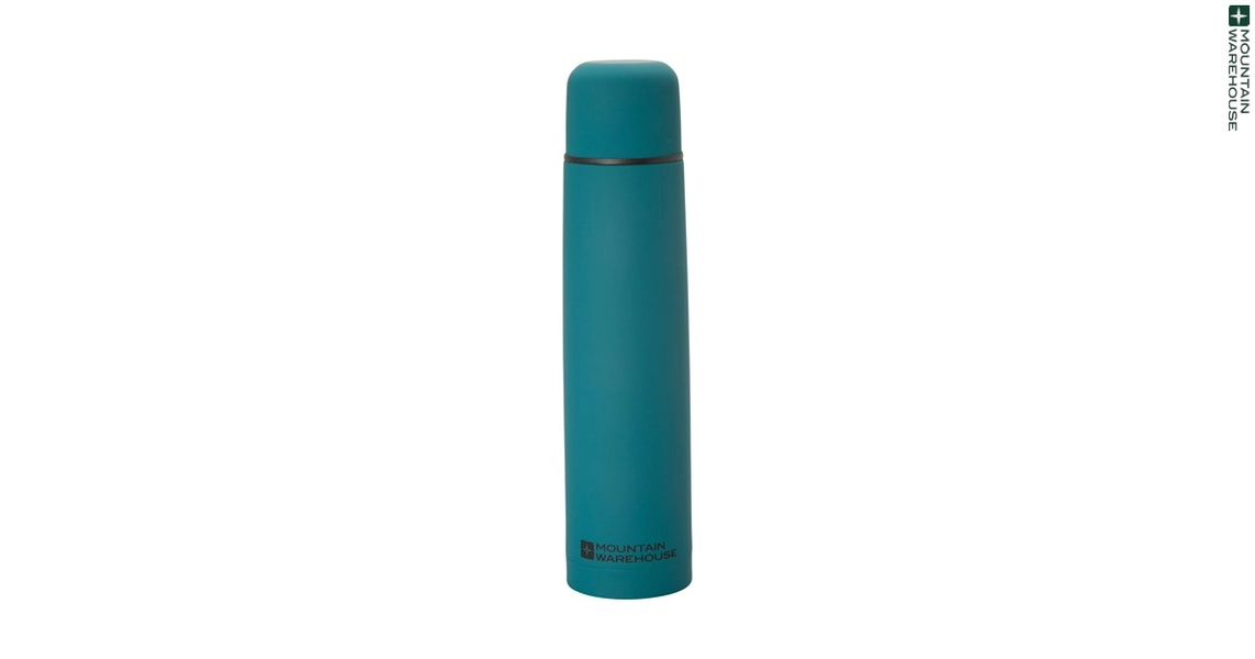 Double Walled Rubber Finish Flask - 1L | Mountain Warehouse NZ