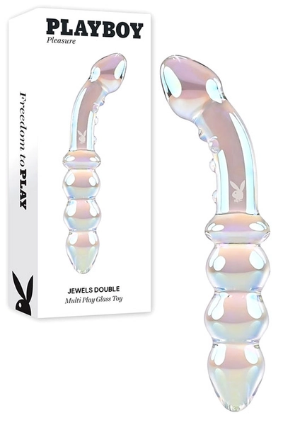 Jewels Double 6.7 Glass Double Ended Dildo