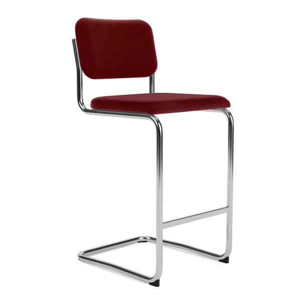 Cesca Upholstered Bar Height Stool – Design Within Reach